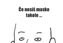 Poznaš koga, ki nosi masko tako? 😷 Obvezno mu moraš pokazati tole ⬇ Če nosiš masko takole - Zabava za vsak dan