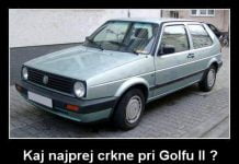 KDO VE: kaj najprej crkne pri Golfu?
