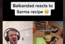 Balkanec se buni, kako Američan dela sarmo! To morate videti 🤣🤣🤣