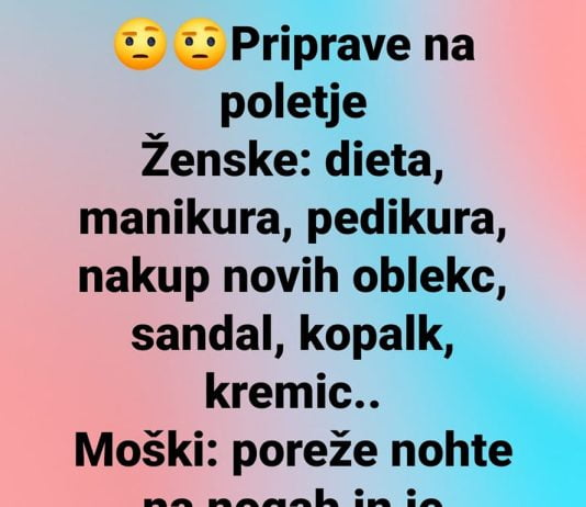 Priprave na poletje pri ženskah in moških. Razlika je očitna 😆☀