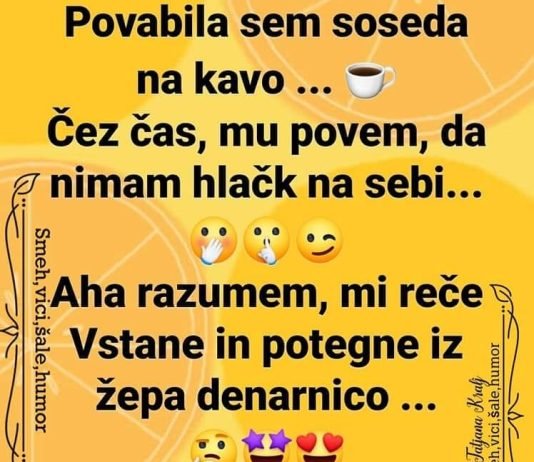 Sosed pride na kavo ☕