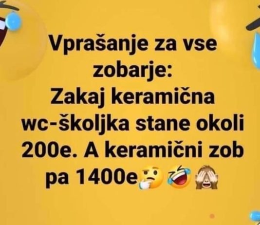 Vprašanje za zobozdravnike! 😂
