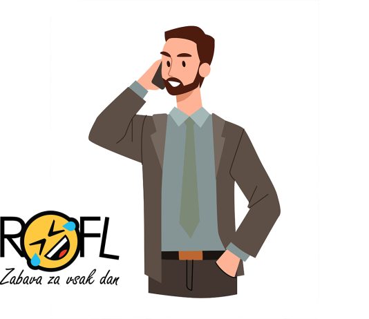 Mož na službeni poti 🙈
