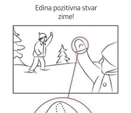 Edina pozitivna stvar zime 🙈