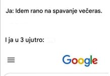 Vedno, ko si rečem, da grem zgodaj spat!