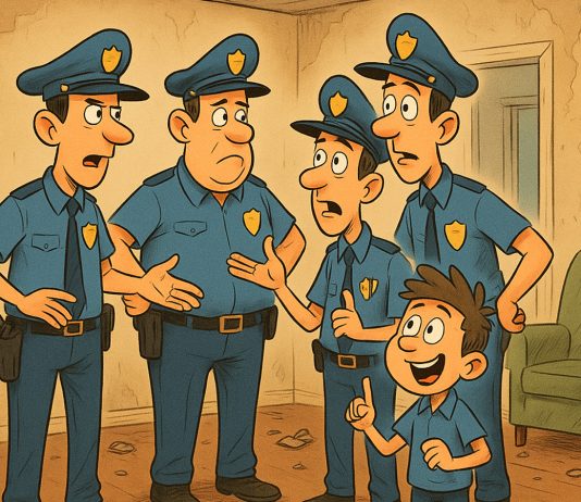 Policisti v novem stanovanju