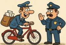 policist-in-poštar