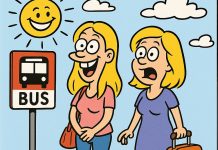 Dve blondinki čakata na avtobus blondinki-čakata-na-bus