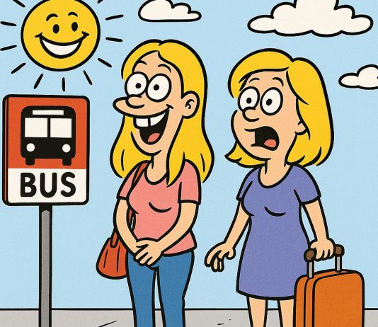 Dve blondinki čakata na avtobus blondinki-čakata-na-bus